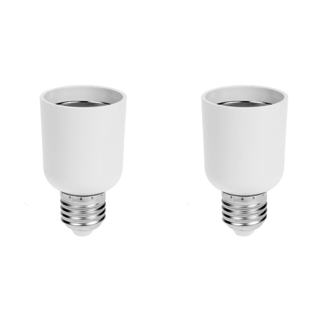 Portalámparas E27 a E40 Adaptador de luz E40 a E27 Bases de iluminación Piezas 2 piezas