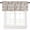Brown, variant on Farmhouse Black Valances for Windows Farmhouse Kitchen Curtains Valances Rod Pocket Valance Curtains for Kitchen Windows Vintage Flower Leaf Botanical Plant Window Valances for Bathroom 42"x12"