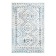 thumbnail image 3 of Unique Loom Charlotte Collection Area Rug - Quail (5' 3" x 8' Rectangle Aqua Blue/Gray), 3 of 7