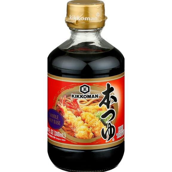 Kikkoman Hon Tsuyu Noodle Soup Base, 10 fl oz glass bottle