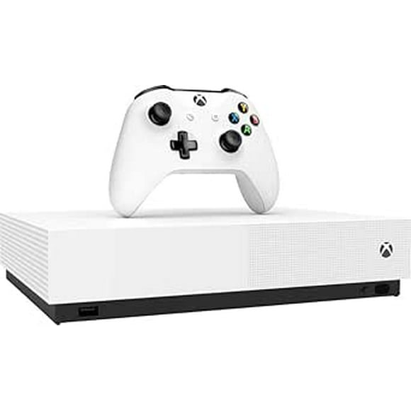 Microsoft Xbox One S 1TB All-Digital Edition Console, White – Disc-Free Gaming – Refurbished Excellent Condition – Tested & Guaranteed