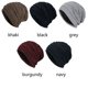 thumbnail image 3 of Qarigey Gorro de punto, gorro cálido de Color sólido, cómodo, transpirable, de fibra acrílica, para otoño e invierno, gorros para la cabeza para Sombreros Gris Qarigey AP013442-03, 3 of 6