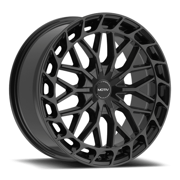 18x7.5 Motiv 442B Breach Gloss Black Wheel 5x112/5x4.5 (40mm)