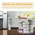 thumbnail image 4 of Sorbus Clear 2-Tier Lazy Susan - Plastic Round Turntable Spice Organizer for Kitchen, Pantry, Fridge & Bathroom, 4 of 9
