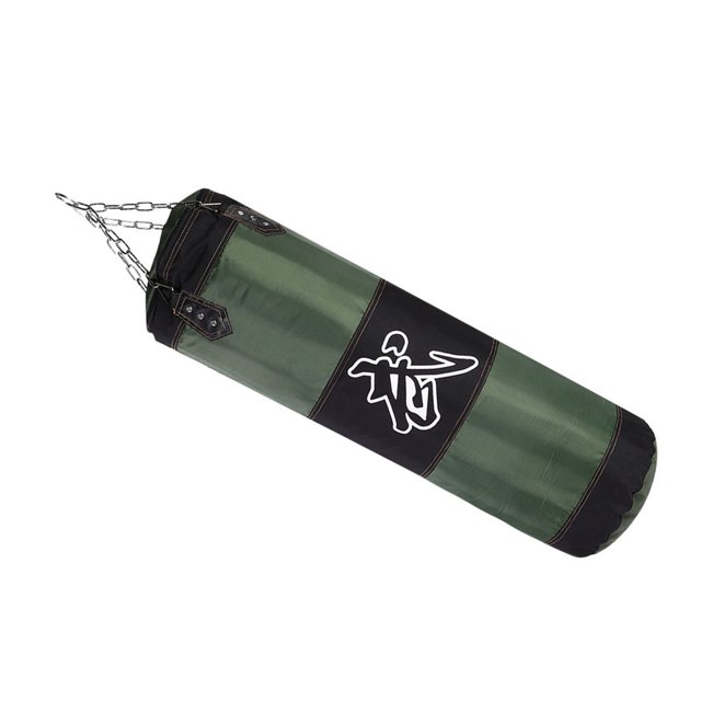 Bolsa De Vacía Para Boxeo, Con Cierre De Cremallera De Cadena Metálica Y Costuras Sólidas, Perfecta Para Entrenamiento De Patadas De Karate Y Boxeo