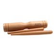 thumbnail image 2 of Beech Wood Double Tone Block Percussion Wooden Crow Musical Instrument, 2 of 5
