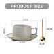 thumbnail image 2 of Juego de tazas de café de cerámica de 220 ml, taza para café con leche, taza de café de cerámica simple lavada a mano., 2 of 5