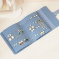 thumbnail image 3 of LCXmlly Earring Display Bag Lightweight Foldable Book Design Earring Storage Organizer Wear Resistant Travel Earring Case, 3 of 9