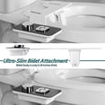 thumbnail image 4 of Bidet Attachment, Non-Electric Cold Water Bidet Toilet Seat Attachment with Pressure Controls, Retractable Self-Cleaning Dual Nozzles for Frontal & Rear Wash - Black, 4 of 9