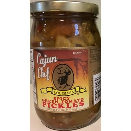 Cajun Chef Spicy Green Tomato Pickles 16oz