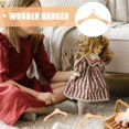 thumbnail image 4 of 10 piezas de suministros para armario de bebé, armario de madera para vestidos, perchas en miniatura, perchas en miniatura, ropa, abrigos para niños, 4 of 5