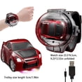 thumbnail image 2 of Remote Control Car 2.4GHz USB Rechargeable Watch RC Racing Car with Light Mini Cartoon Electric Wrist Racing Car Model Toy In, 2 of 11