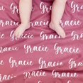 thumbnail image 3 of Manta de bebé personalizada de franela suave Yofair con estampado de nombre, 3 of 6