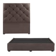 thumbnail image 1 of Base de cama King Size con Cabecera Ikki Café DICASA, 1 of 7