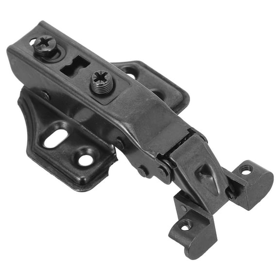 LEORX Soft Close Hinges Cabinet Door Hinges Steel Dark Grey 1Pcs