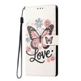 thumbnail image 2 of Butterfly Love Flower Wallet Case For TCL 50 XL 5G, PU Leather Flip Folio Cover With Card Slots, Magnetic Closure, Kickstand, Shockproof Protective Phone Case,Pink Butterfly,For TCL 50 XL 5G, 2 of 6