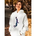 thumbnail image 2 of Basketball Dunk Hoodie Women -SPIdeals Designs, Female Large, 2 of 4