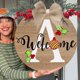 thumbnail image 2 of Decoración Navideña Para La Puerta Principal Letrero Navideño Individual Apellido Corona Para La Puerta Principal Para Todo El Año 26 Apellidos Alfabeto Colgador Para La Puerta Decoración Para La Pu, 2 of 3