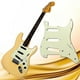 thumbnail image 1 of Tnstrumento Musical Golpeador de guitarra eléctrica Strat de 3 capas SSS de 11 agujeros para FD (verde oscuro), 1 of 5