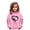Pink, variant on Rovga Graphic Hoodies For Girls Hoodie Long Sleeve Soft Sweatshirt Graphic Hoody Kids Cute Pullovers Top Clothes Warmth Fall Winter Clothes 2024 Pink 8-9 Years