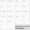 thumbnail image 4 of KOYPTL 2026-2027 Large Vertical Wall Calendar for Home Office Classroom,18 Months Twin-Wire Binding Calendar,Hanging Monthly Planner for Famliy Teachers Students Planning Organisers English Version, 4 of 9