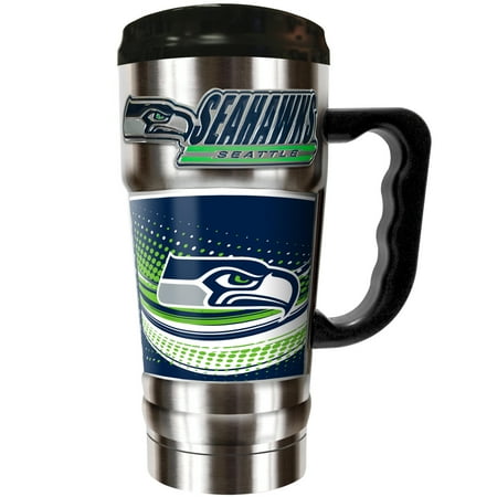 - Seattle Seahawks The Champ 20 oz. Travel Tumbler - Silver - No Size