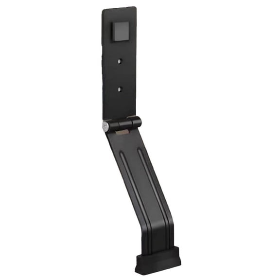 Foldable Door Stopper Heavy Duty Door Stops Holder Anti-Theft Door Fixer Bathroom Door Self-Adhesive Door Buffer Black