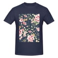 thumbnail image 4 of Bingfone Vintage Floral Men'S Loose Fit Short-Sleeve Pocket T-Shirt, 4 of 7