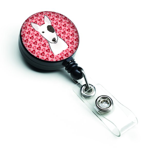 Bull Terrier Retractable Badge Reel