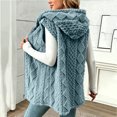 thumbnail image 5 of Winter Vest Fleece for Women Plus Size Cozy Warm Fuzzy Hooded Sleeveless Jackets Lightweight Casual Leisure Zipper Waistcoat Outerwear with Pockets, 5 of 9