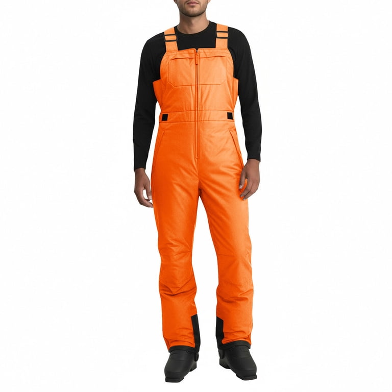 Busydd Jumpsuits for Men Outdoor Ski Men's Jumpsuits Fashion Solid