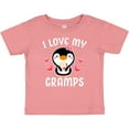 thumbnail image 3 of Inktastic I Love My Gramps with Cute Penguin and Hearts Girls Baby T-Shirt, 3 of 5