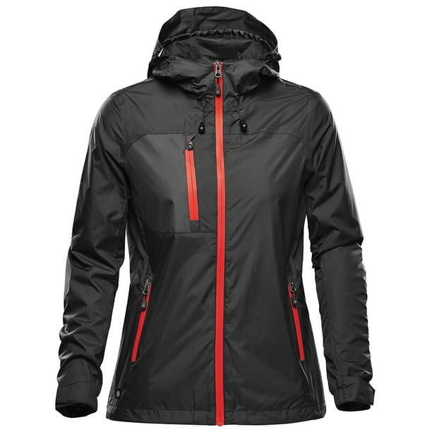 Stormtech - Chaqueta Soft Shell Olympia para Mujer (Negro/Rojo Llamativo) Stormtech UTPC4478_blackbrightred