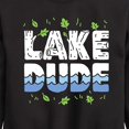 thumbnail image 3 of Instant Message - Lake Dude - Toddler & Youth Crewneck Fleece Sweatshirt, 3 of 6
