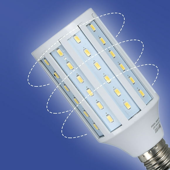 Corn Light Bulb High Output 1850 Outdoor Light Bulb 15 Super Bright E26 LED Light Bulb 6000K White Corn Light Bulb For Garage Porch Post Street Christmas Lights Twinkling Icicle Battery Timer