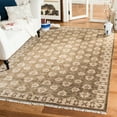 thumbnail image 3 of Safavieh  Couture Hand-knotted Oushak Marijela Traditional Oriental Wool Rug with Fringe Charcoal 9' x 12' 9' x 12' Living Room, Bedroom, 3 of 5