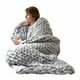thumbnail image 1 of Grobe Wolle handgewebte Decke Decke Strickdecke Wolldecke Sofadecke Dicke Decke 80 100 (hellgrau, 1 of 5