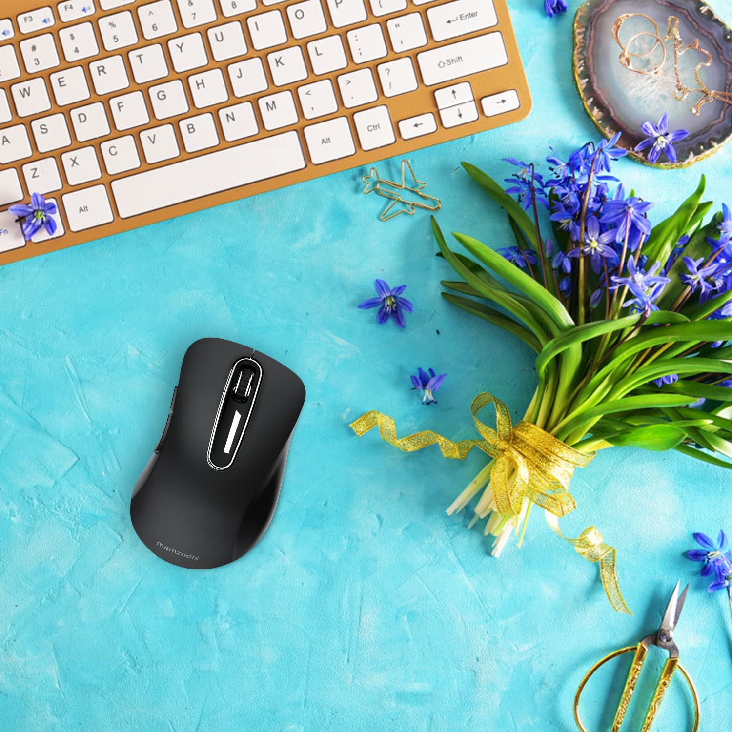 Memzuoix Wireless Mouse 1400 DPI 5-Button Ergonomic photo 8