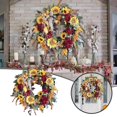thumbnail image 2 of Sunflower Flower Ring French Rural Flower Ring Gardener Gardens Spring And Summer Window Wreath To Sunflower, 2 of 6