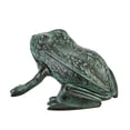 thumbnail image 3 of Evergreen Flag Beautiful Verdigris Frog Cast Metal Outdoor Key Hider - 7 x 7 x 4 Inches, 3 of 3