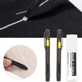 thumbnail image 3 of Heat Erasable Fabric Marker for Sewing,Sewing Chalk DIY Markers Pen for Quilting, Embroidery,Washable Erasable Replaceable Refill Marker Pen, Suitable for Cotton, Knitted Fabrics(1Pen+20Refills), 3 of 6