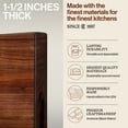 thumbnail image 3 of John Boos Walnut Wood Edge Grain Reversible Cutting Board, 20 x 15 x 1.5 Inches, 3 of 9
