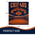 thumbnail image 3 of Football Team Color Throw Blanket 50x60 Inches Flannel City Football Blanket Gift for Men Women Boys Kids Fans Cozy Sofa Leightweight Warm Travel Blanket Decor for Bedroom Living RoomRED, 3 of 5