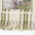 thumbnail image 3 of Primitives By Kathy Toalla De Cocina Con Corona Floral Y Cabra, 3 of 5