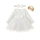 thumbnail image 1 of Vestido de invierno para niña Renotemy de 12 a 18 meses, blanco, 1 año, 1 of 6