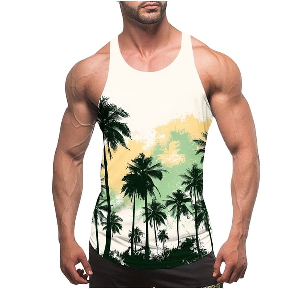 Tank Tops for Men Big and Tall Men'S Quick Dry Sport Tank Top for Bodybuilding Gym Athletic Jogging Running,Fitness Training Workout Sleeveless Shirts Beach Tank Tops for Men Loose Fit