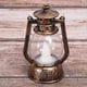 thumbnail image 3 of Hurricane Light Portable Battery Powered Storm Light Retro Bronze Oil Lamp for Home Bar Garden Campi, 3 of 4
