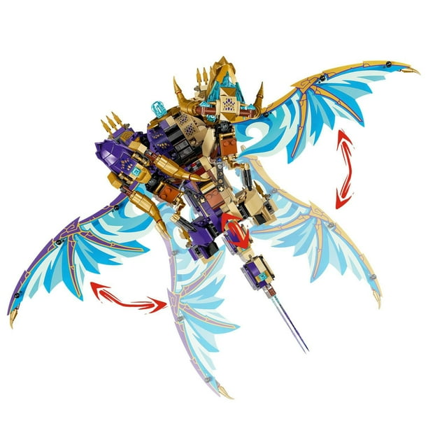 LEGO NINJAGO Arc Dragon of Focus Kids Toy, 869 pcs