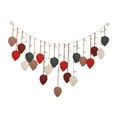 thumbnail image 5 of Esquirla Leaves Woven Tapestry Bohemian Macrame Wall Hanging for Bedroom Nursery Room Red, 5 of 8