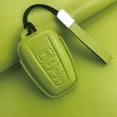 thumbnail image 3 of Yuebutor Key Fob Cover Case Compatible with Toyota 2019-2024 Camry Rav4 Highlander Avalon C-Hr Prius Corolla Gt86 Prius PU Leather Holder Car Protection Interior Shell Accessories, 3 of 8